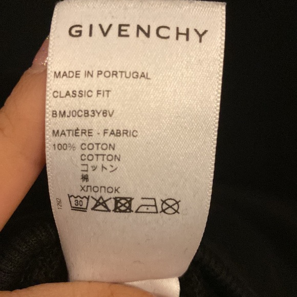 GIVENCHY Reverse slim fit sweatshirt in fleece - Picture 3 of 3